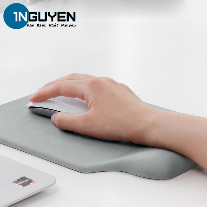 Tấm Lót Chuột Có Đệm Tay Silicon Baona Chống Mỏi Chai Tay Cho Văn Phòng, Thiết Kế Đơn Giản | Mouse Pad