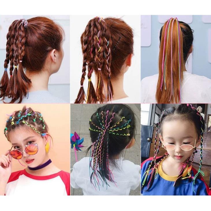 Phụ Kiện Tóc KOGANO Set 5 Dây Tết Tóc Hàn Quốc Hair Wrap Bohemian Nhiều Màu Xinh Xắn Cho Nữ FAH-001231