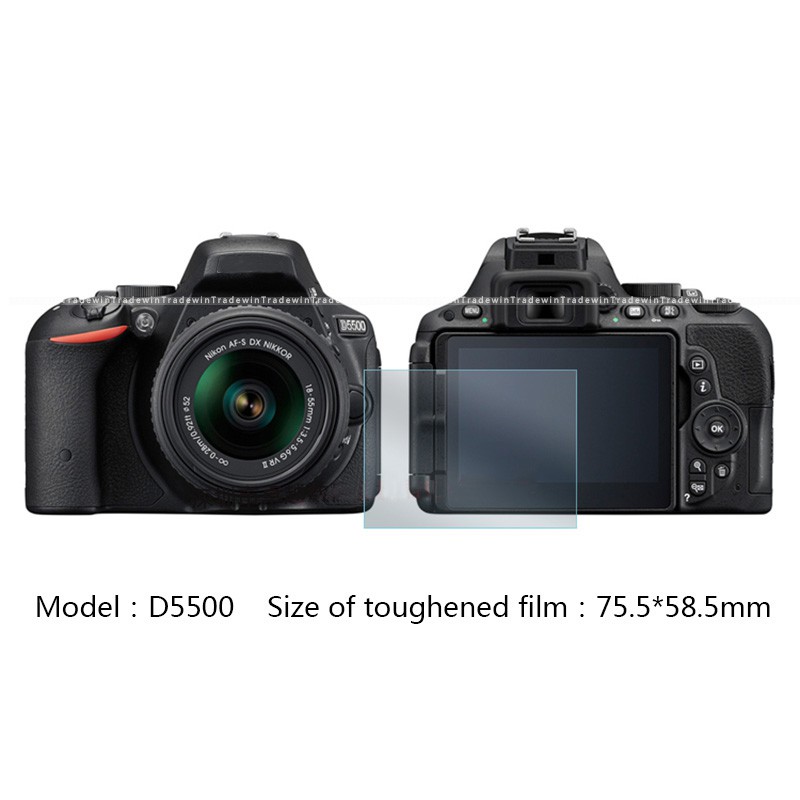 Kính Cường Lực Cao Cấp Cho Màn Hình Nikon D5600 D5500 D5300 D5200 D5100 Nikon D5600 D5500 D5300 D5200 D5100