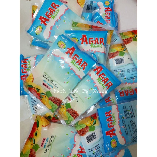 Bột rau câu giòn Agar 🌈 Rau câu con cá dẻo Hiệp Long