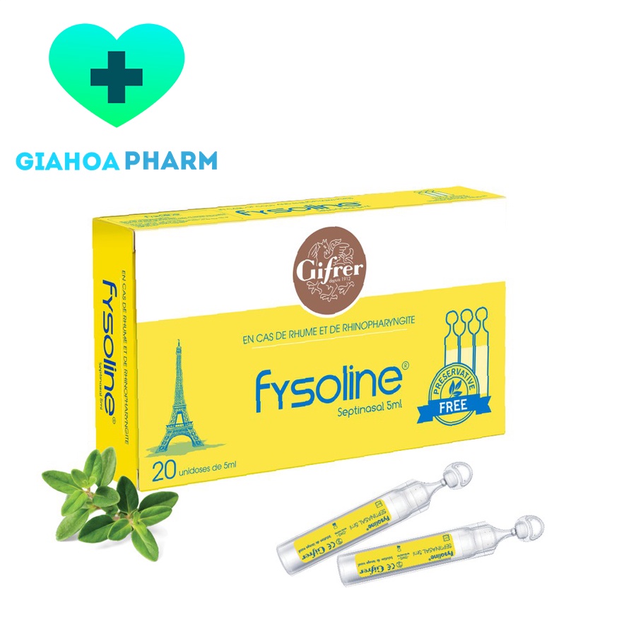 Fysoline Septinasal  - Dung dịch nhỏ mũi bé khi sổ mũi, nghẹt mũi, thông mũi, dễ thở