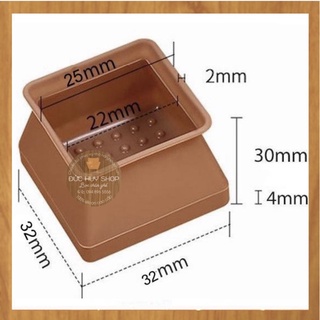 SILICON BỌC CHÂN BÀN GHẾ CHỐNG ỒN Nhật Bản Size 3Cho Chân Ghế Bàn Ăn.