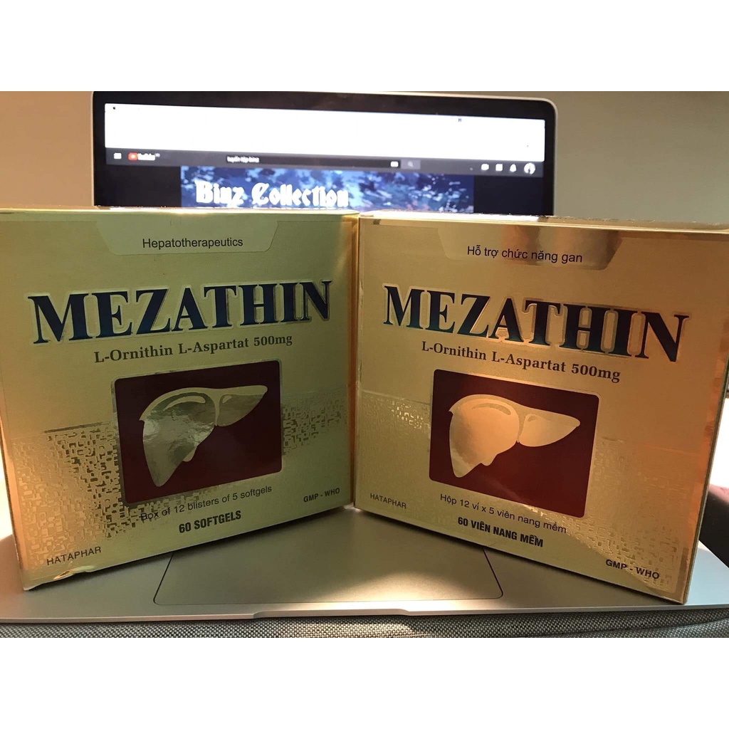 Bổ gan Mezathin giải độc gan, hạ men gan, tăng cường chức năng gan