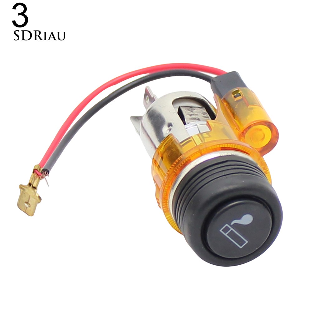 Bộ đầu cắm sạc nguồn 12V 120W kiêm bật lửa dành cho xe hơi