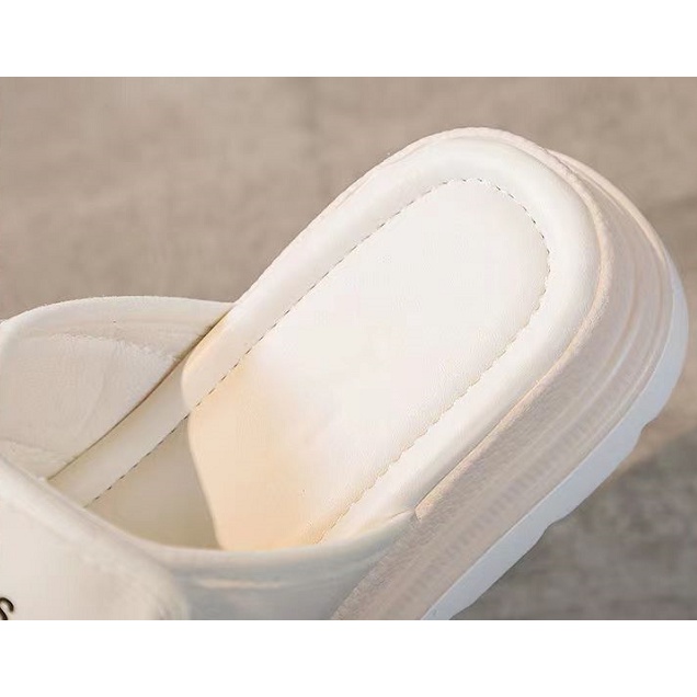 Giày Sandal Đế Dày 5cm Cột Dây Chống Mài Mòn Thoáng Khí Phong Cách Hàn Quốc Thời Trang Mùa Hè 2022 Cho Nữ