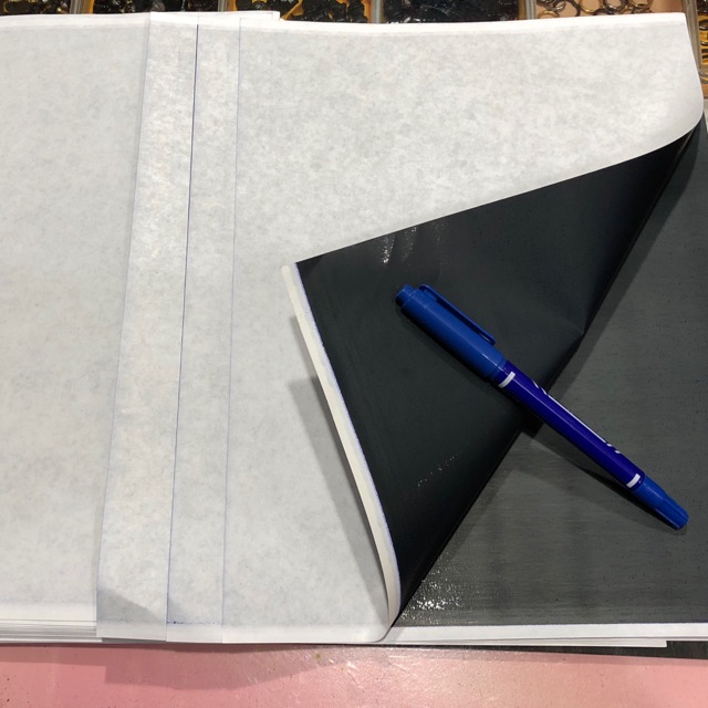 Combo 6 giấy than đen đơn tờ dùng nhiều lần