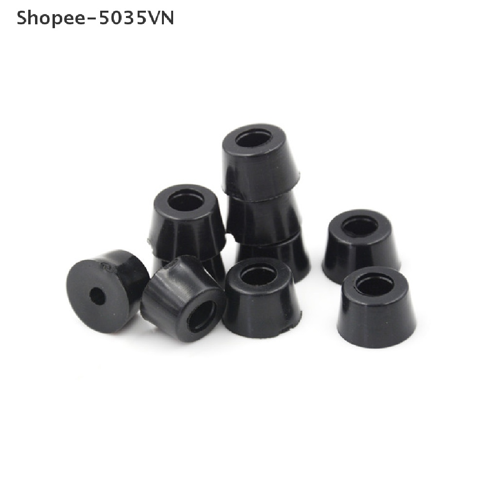Set 10 Chân Cao Su Tròn Màu Đen 17X10Mm Chuyên Dụng Cho Nhạc Cụ {akindofstar1.vn}