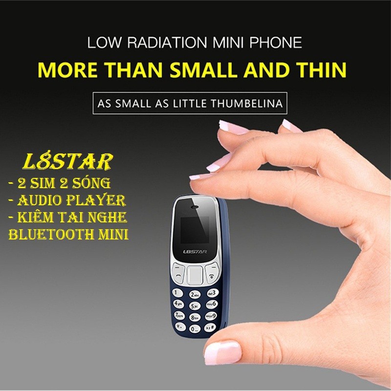 [Sỉ điện thoại] Điện thoại mini siêu nhỏ BM 10-3310 mini-Bảo hành 12 tháng