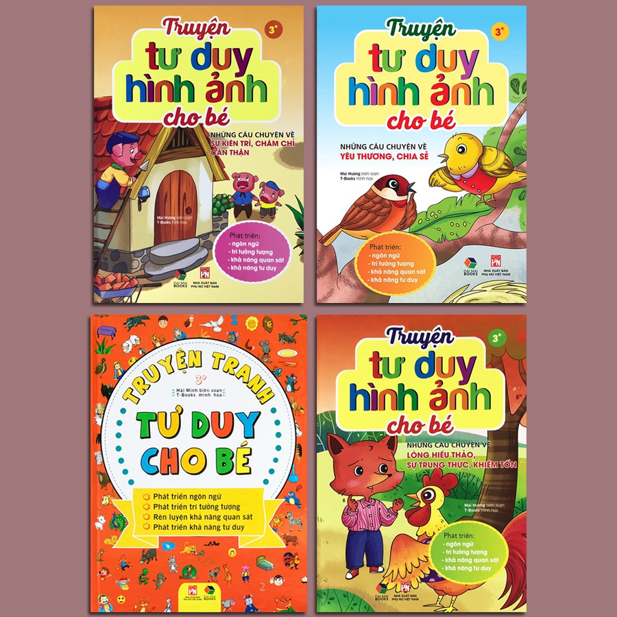 Sách - Truyện Tranh Tư Duy Cho Bé (4 quyển lẻ tùy chọn)