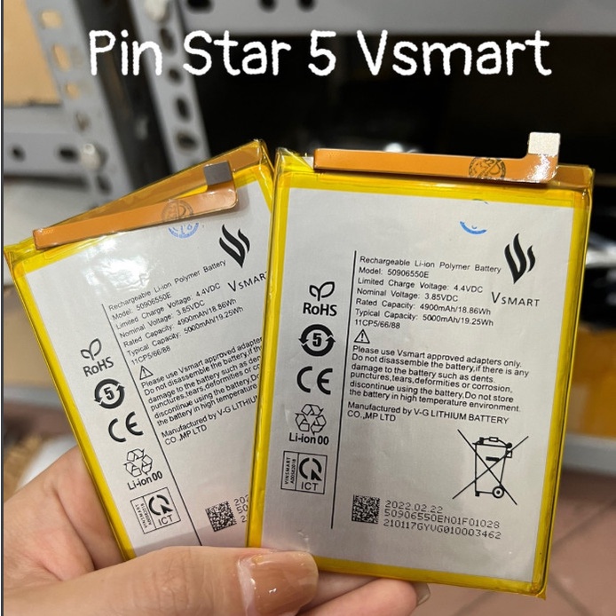 Pin star 5 Vsmart mới
