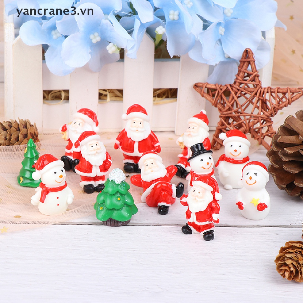 Mô Hình Ông Già Noel / Người Tuyết / Cây Thông Trang Trí Sân Vườn DIY 3.vn
