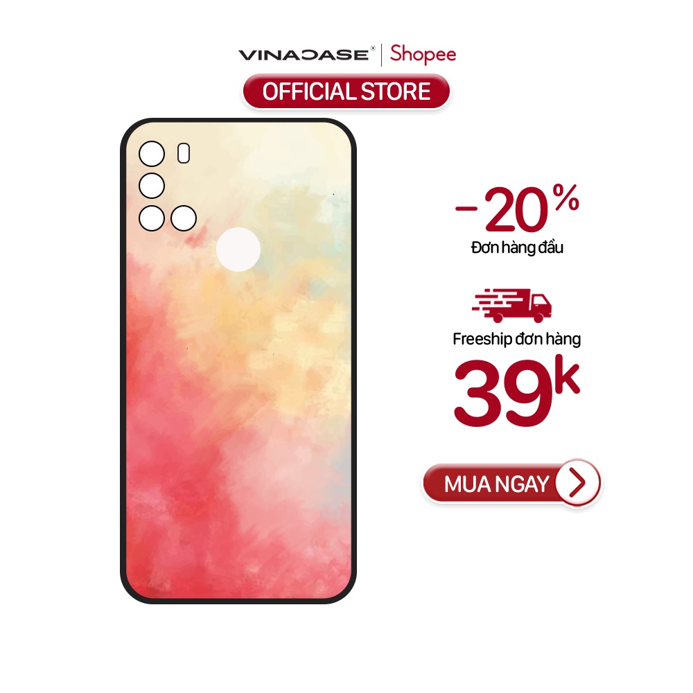 Ốp lưng Vina Case Vsmart Joy 3/Joy 4/Bee 3/...Silicone TPU dẻo đen viền bảo vệ camera in hình Water Colour