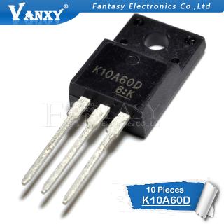 Set 10 linh kiện điện tử k10a60d to-220f tk10a60d to-220f 10a60 to220