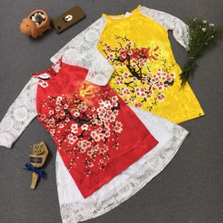 Set áo dài váy đụp