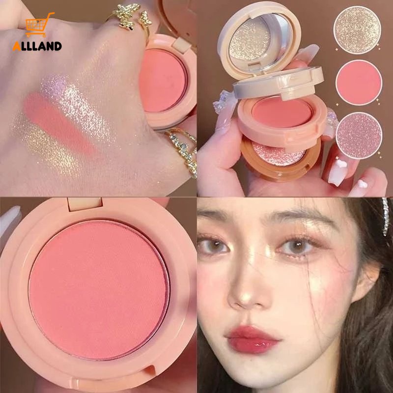 Bảng Phấn Bắt Sáng / Má Hồng 3 Tầng Trang Điểm Tạo Khối Kháng Nước Chuyên Nghiệp