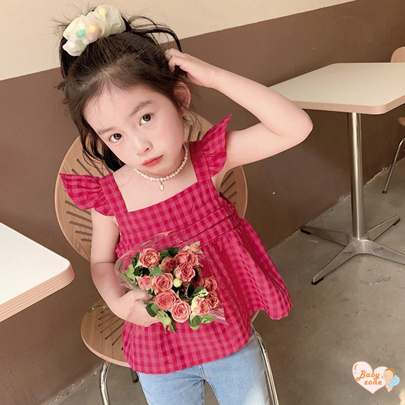 Đầm Không Tay Hở Lưng Màu Sắc Trơn Dành Cho Bé Gái 3-8 Tuổi