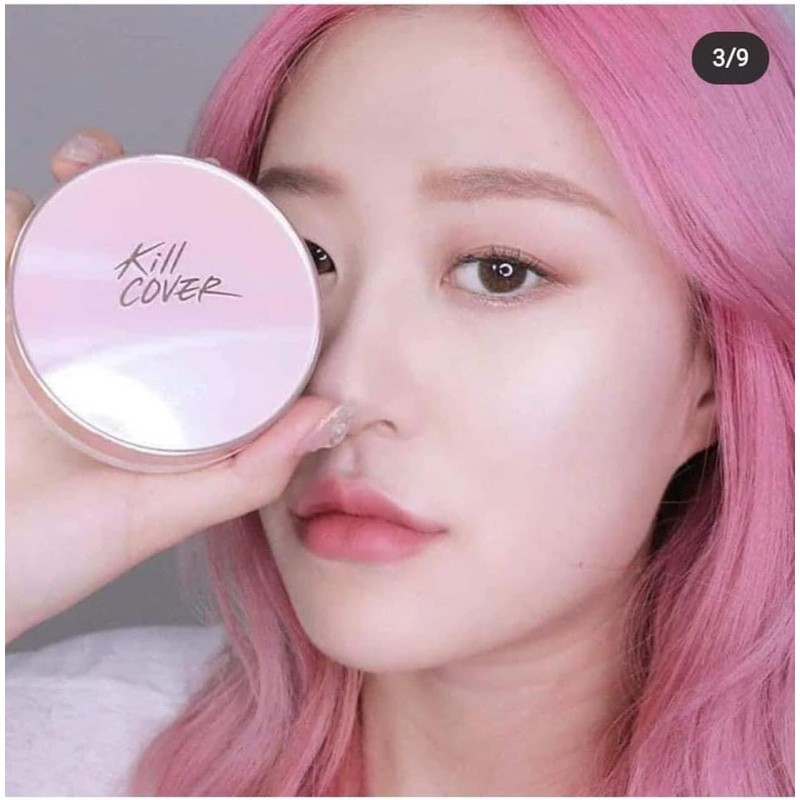 PHẤN NƯỚC CLIO KILL COVER PINK GLOW CREAM CUSHION KÈM LÕI | BigBuy360 - bigbuy360.vn
