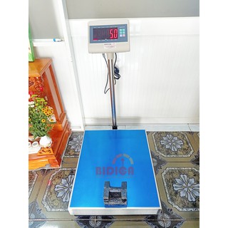 Cân bàn điện tử 500kg yaohua t7e kt 50x60cm chuyên cân sắt thép, trà, cà phê