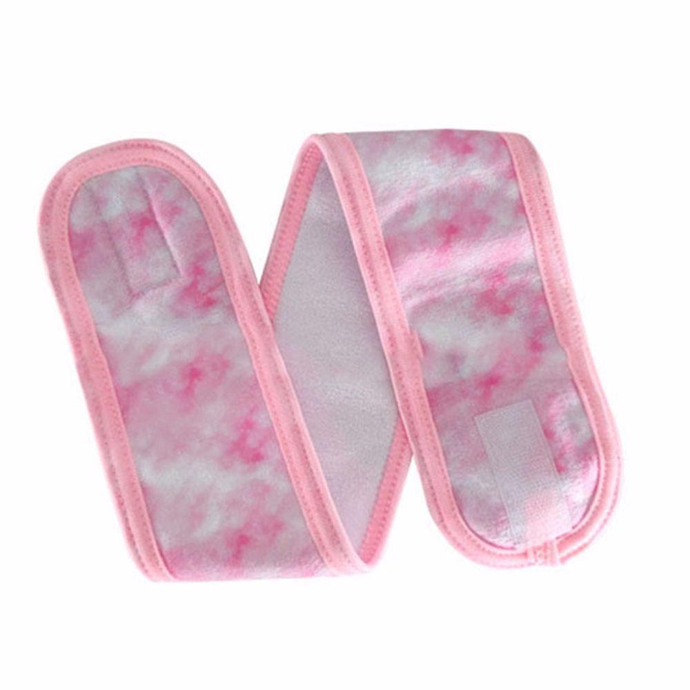 ANEMONE Băng Đô Vải Mềm Mại In Họa Tiết Trái Tim Xinh Xắn Tiện Dụng Rửa Mặt