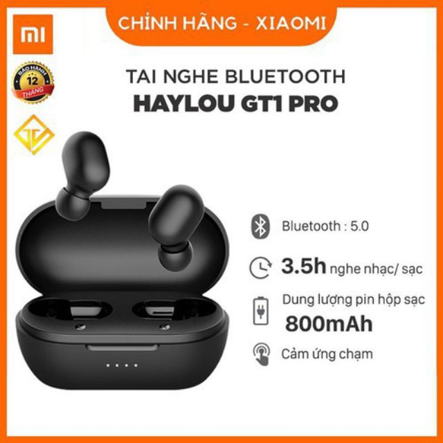 Tai Nghe True Wireless Haylou GT1 PRO Bluetooth 5.0 ( Phiên Bản Nâng Cấp Haylou GT1) - Hàng Chính Hãng