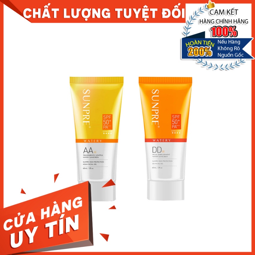 [HÀNG NHẬP KHẨU] Kem Chống Nắng Dạng Nước Mona Frema Watery Sunpre AA/DD SPF 50+/PA ++++ Mọi Loại Da Che Khuyết Điểm