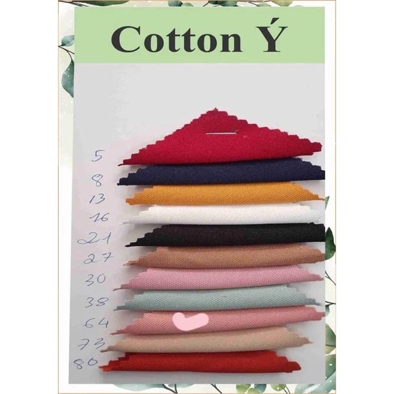 Vải Cotton Ý