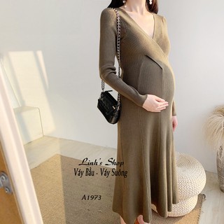 Váy Bầu Đầm Bầu LEN A1973 CÓ SẴN