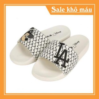 Dép Quai Ngang MLB White Mickey LA Thời Trang Nam Nữ Siêu Đẹp - Siêu Êm Full Size (36-39)