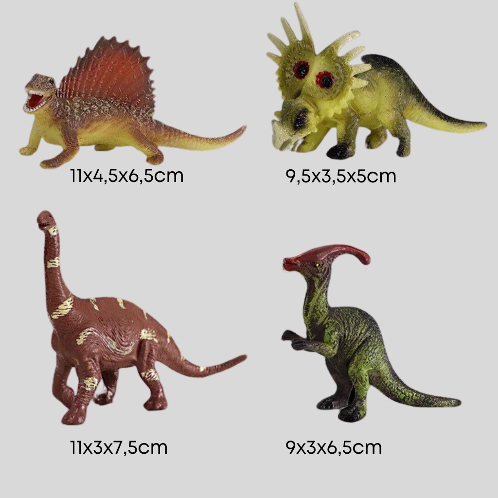 Đồ Chơi Mô Hình Sét 16 Khủng Long Mô Hình Thời Tiền Sử Cho Bé-Chất Liệu Nhựa ABS An Toàn Sóc_toystore