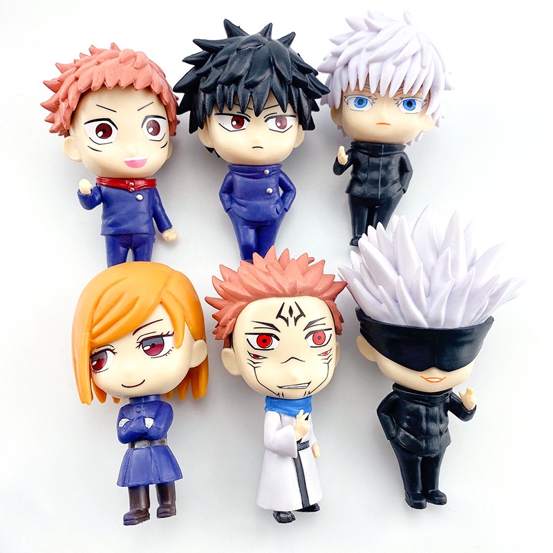 [COMBO 6 EM] Mô hình tượng nhân vật Anime Jujutsu Kaisen Chú Thuật Hồi Chiến chibi Yuji Itadori Satoru Gojo Fushiguro