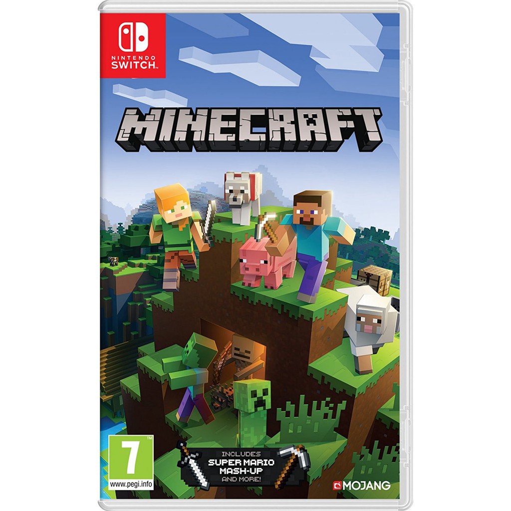 Đĩa game Nintendo Switch Minecraft Starter Pack 4 người chơi