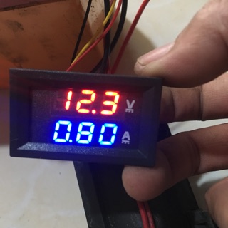 Đồng hồ đo điện 10 A led 2 màu