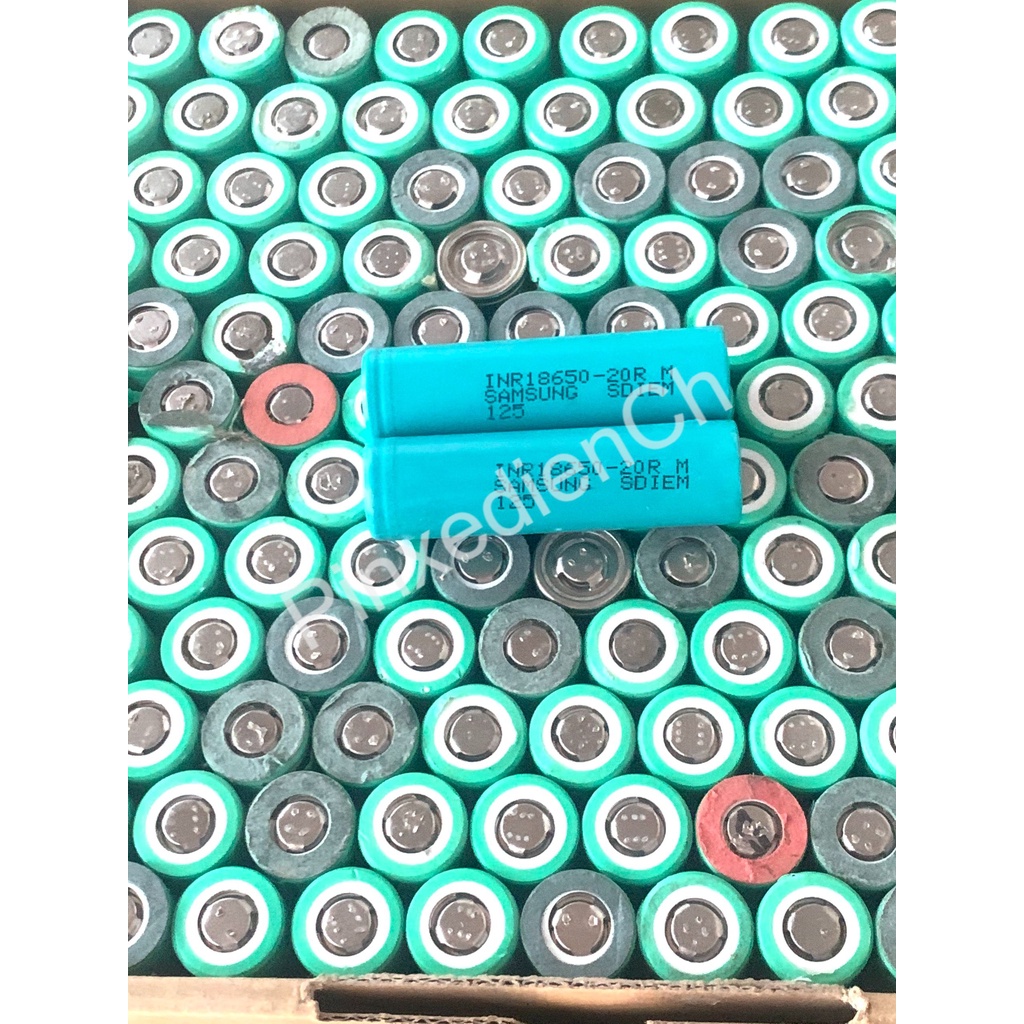 Pin Samsung xả cao 20A, INR18650 - 20R, chính hãng , tháo thiết bị