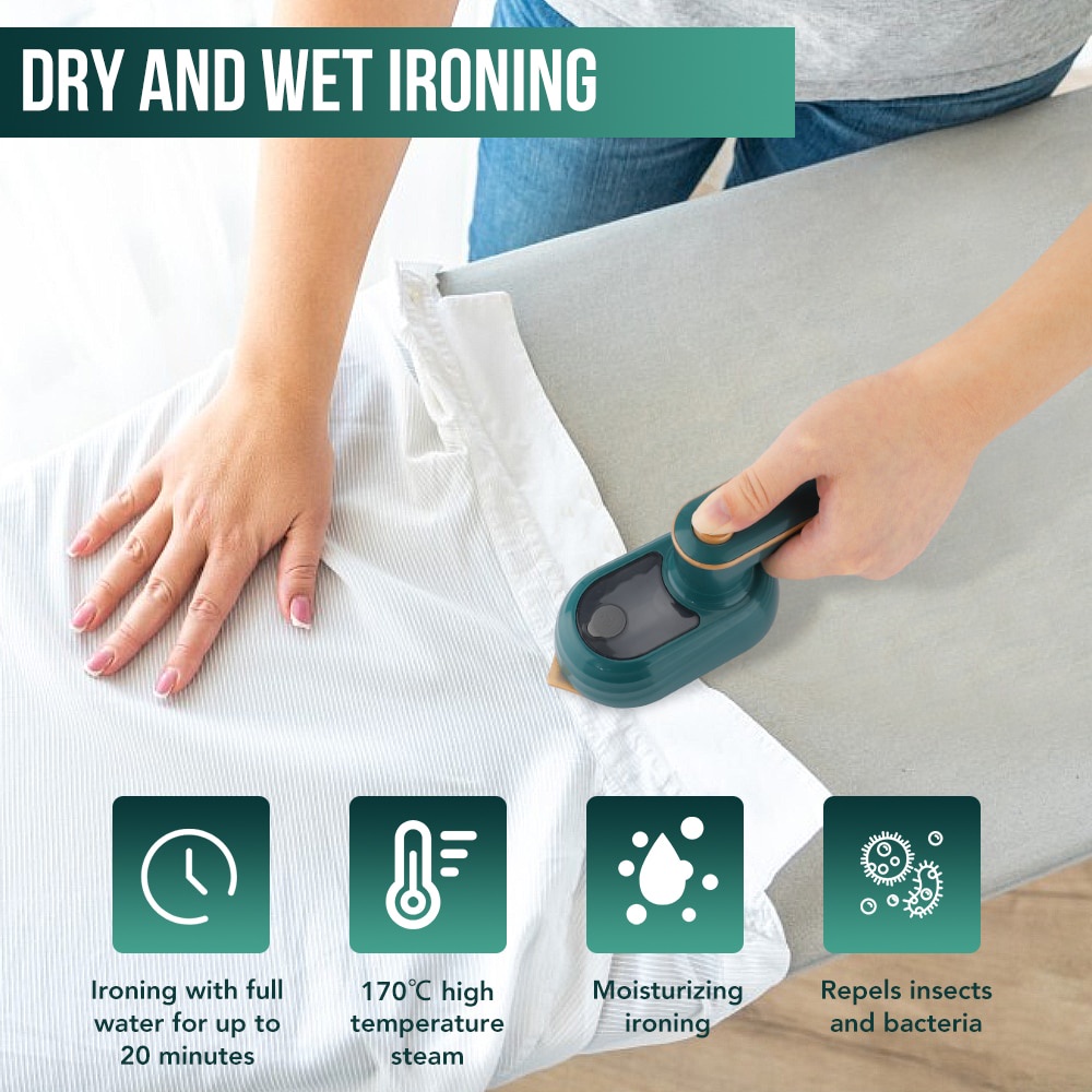Bàn Ủi Hơi Nước Cầm Tay Tiện Dụng Cho Gia Đình