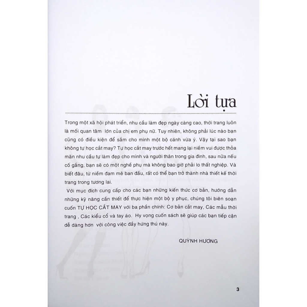 Sách Hướng Dẫn Tự Học Cắt May