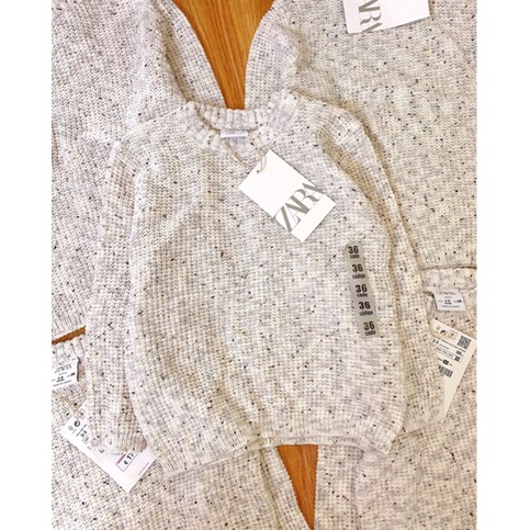 Áo len muối tiêu Zara tqxk