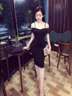 Đầm body 2 dây