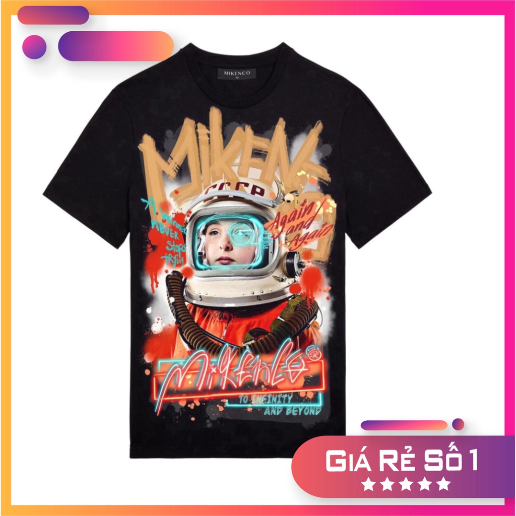 q1Q3 / Áo Thum Mikenco Phi hành gia Astro Venus siêu chất, Áo Phông Unisex Nam Nữ ! Rẻ Nhất Shopeee