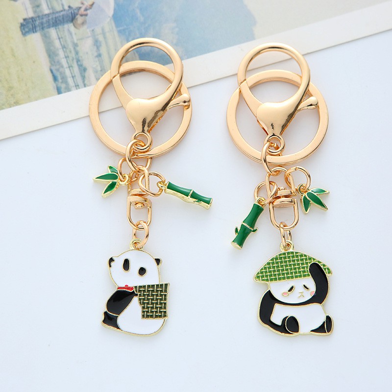 Móc khóa hình gấu trúc dễ thương