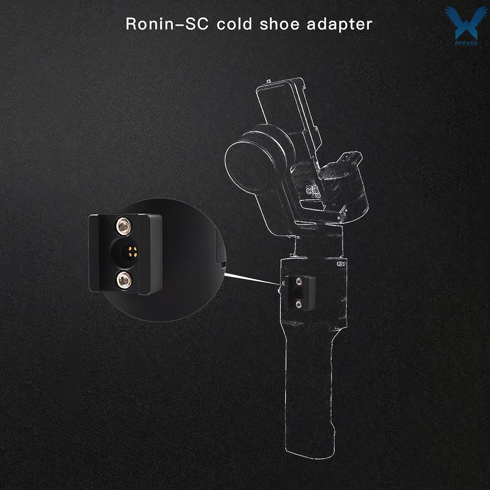 Đầu kẹp gắn đèn flash bằng hợp kim nhôm cho tay cầm Dji Ronin Sc | BigBuy360 - bigbuy360.vn