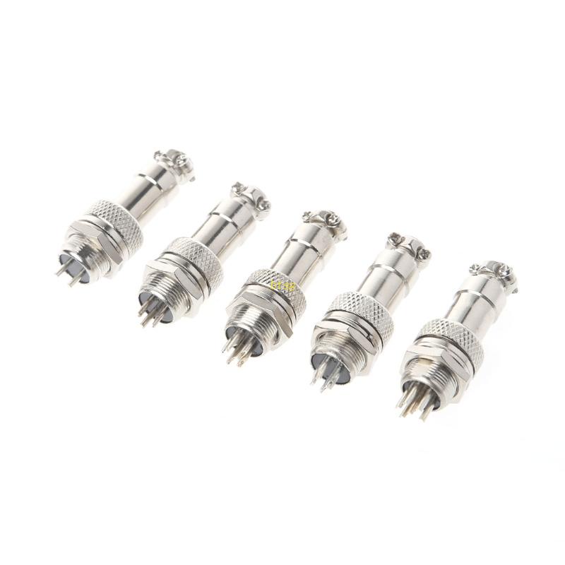 Đầu Nối Dây Điện 12mm 2 / 3 / 4 / 5 / 6 Pin GX12