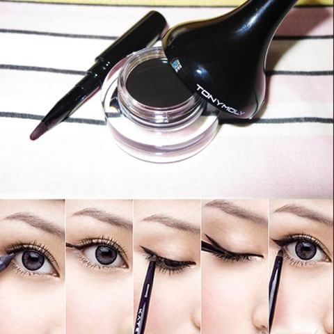 Gel kẻ mắt gel kẻ mắt tonymoly black eyeliner ( chính hãng )