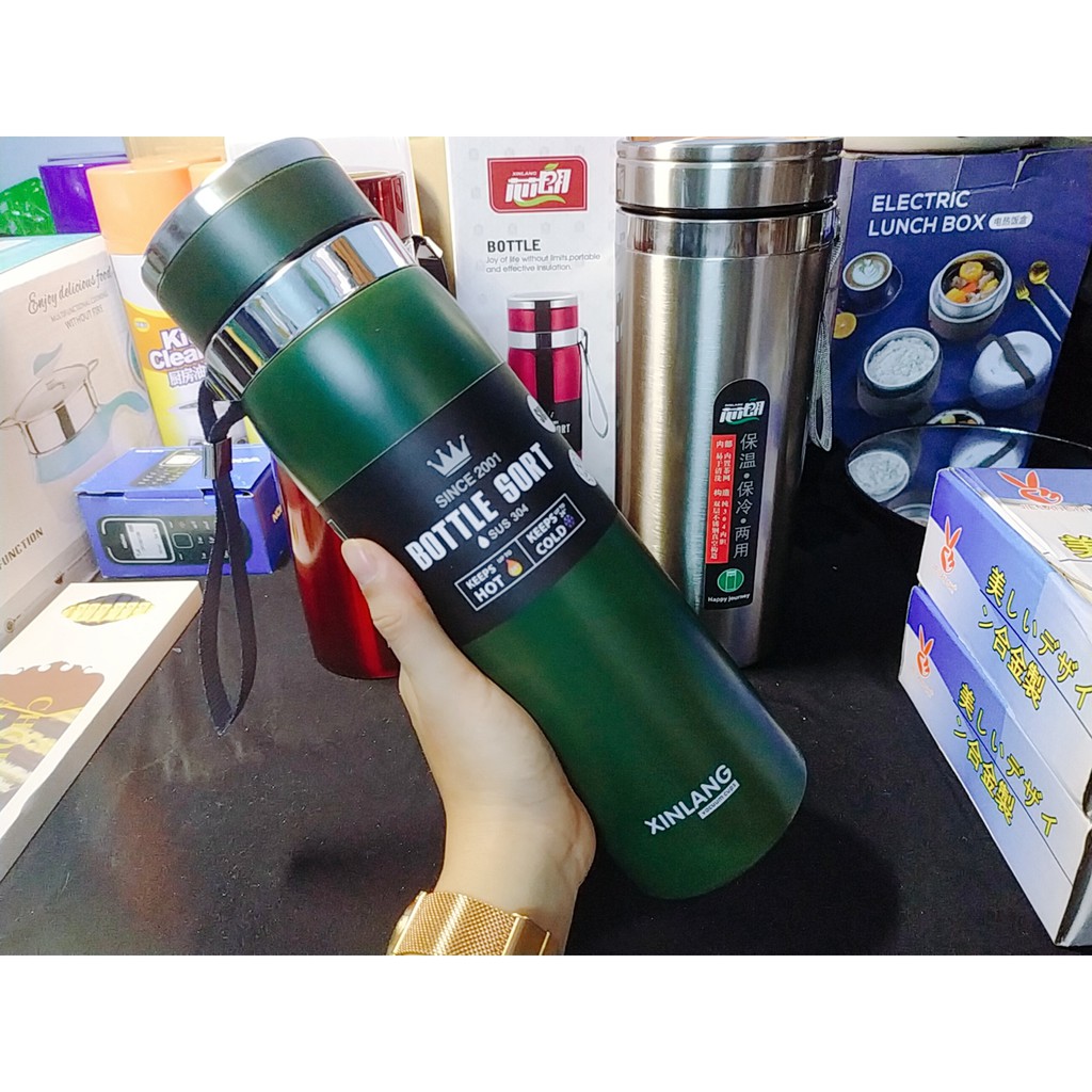 Bình Giữ Nhiệt XINLANG Inox 304 Cao Cấp 1000 ml ( dung tích 1L )