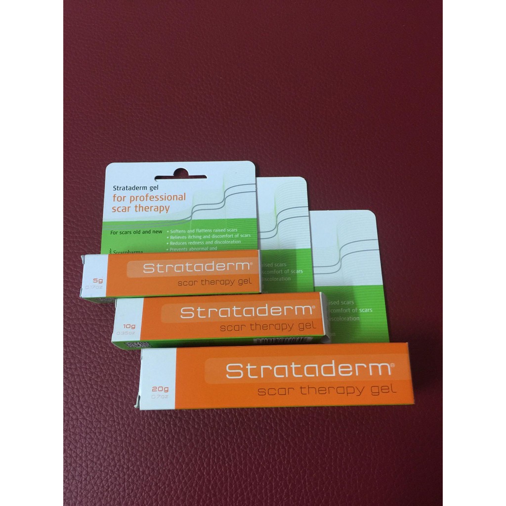 Strataderm 5g 10g 20g Gel xóa sẹo của chuyên gia .