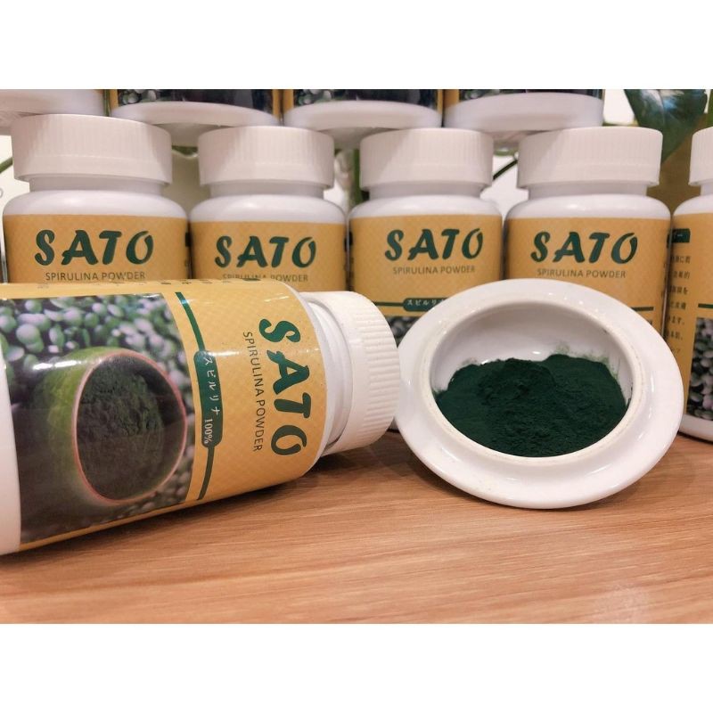 Tảo bột SATO cấy nano, đắp mặt nạ