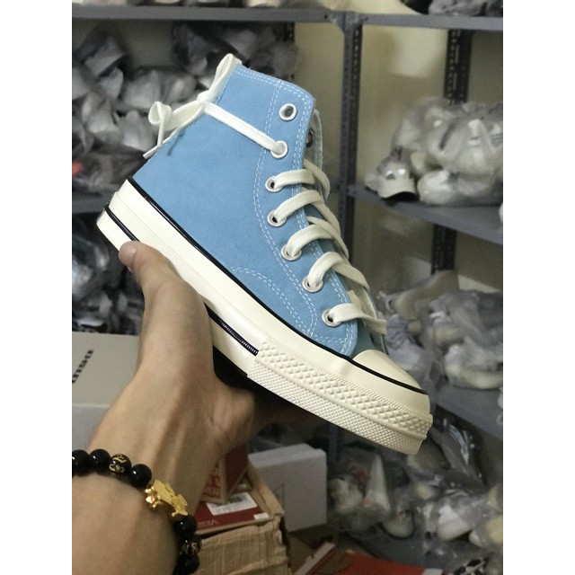 (HOT) [Ảnh thật + fullbox + sẵn] Giầy thể thao sneaker converse xanh ngọc cổ cao nam nữ- còn hàng