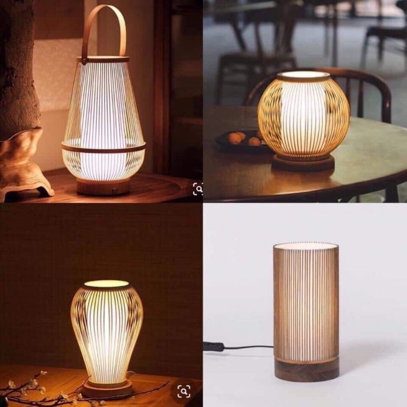 Đèn thả mây tre đèn tre đèn lồng tre mã 0084