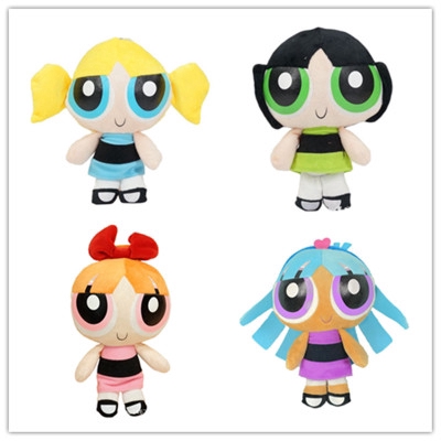 The Powerpuff Girls Kids Stuffed Toy Cute Plush Doll Gift 20cm
