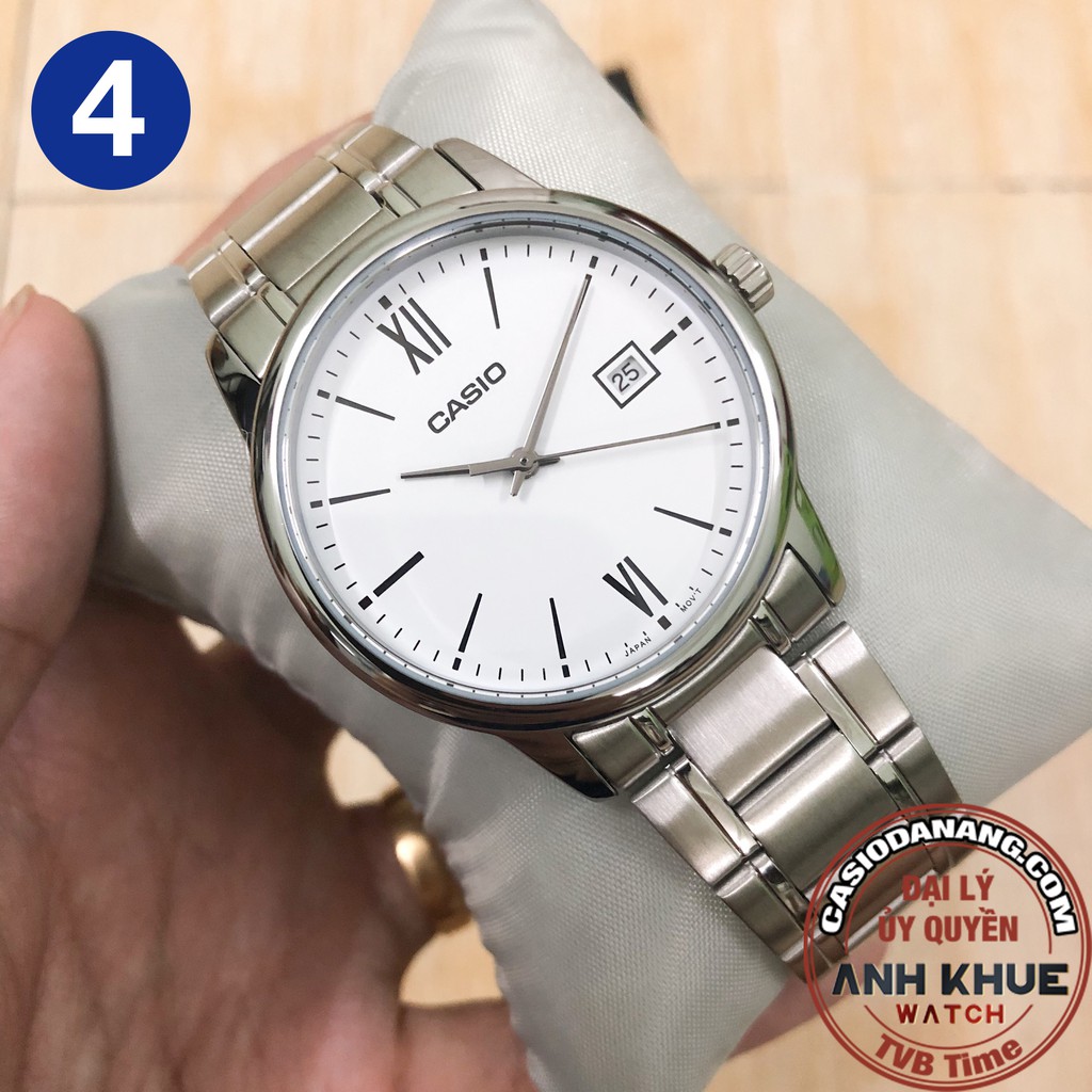 Đồng hồ nam dây kim loại Casio chính hãng Anh Khuê MTP-V002 Series (37mm)