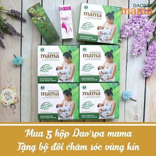 Thảo dược xông tắm sau sinh Dao’spa mama - Dao spa sản phẩm của Dược Khoa